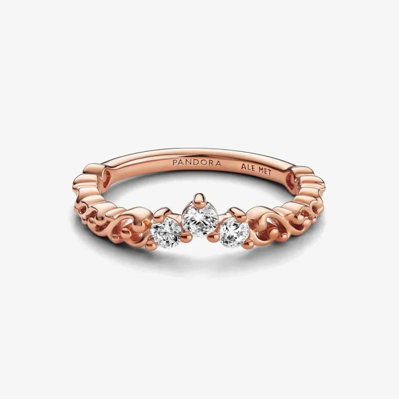 (bilde for) Pandora Kongelig Virvel Tiara Ring - 182232C01 - Vis 6
