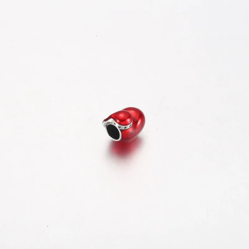 (bilde for) Pandora Metallisk Rødt Julehjerte Charm - 792336C01 - Vis 4