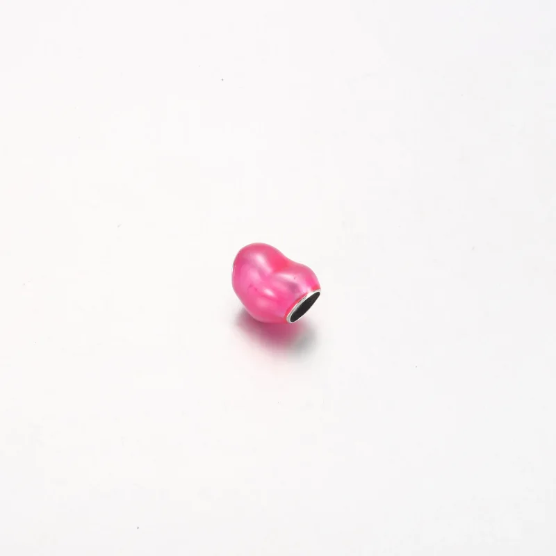 (bilde for) Pandora Metallisk Rosa Hjerte Charm - 799291C03 - Vis 2