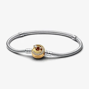 (bilde for) Pandora Moments Asymmetrisk Stjerneskudd Klemme Slangekjedearmbånd - 562205C01