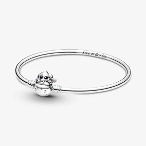 (bilde for) Pandora Moments Disney Stitch Biteklemme Bangle - 591683C01