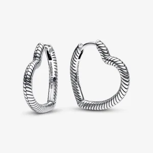 (bilde for) Pandora Moments Hjerte Charm Øreringer - 292236C00