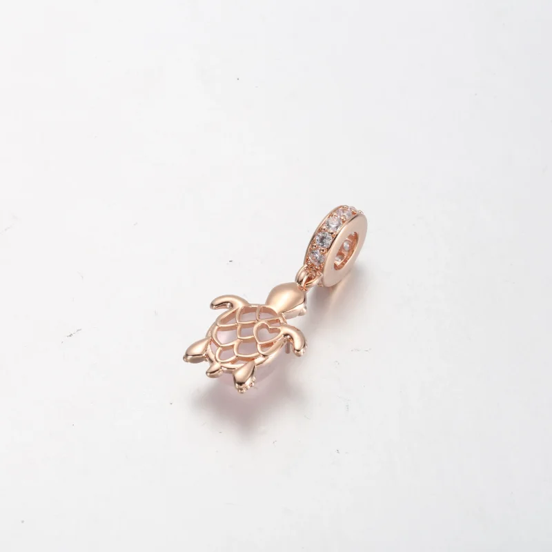 (bilde for) Pandora Muranoglass Rosa Havskilpadde Hengende charm - 788939C01 - Vis 3