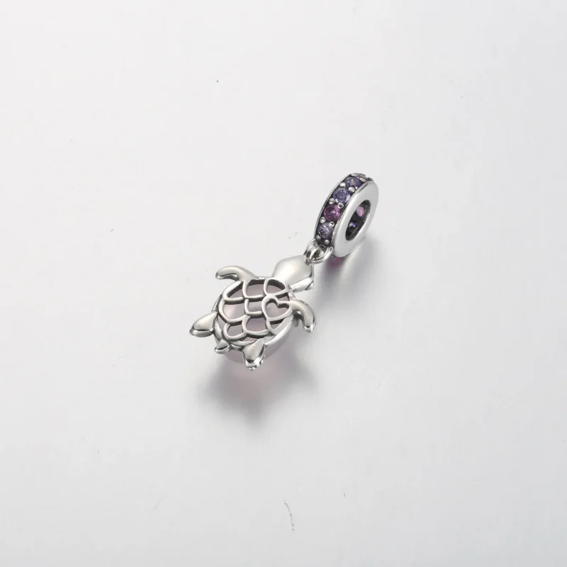 (bilde for) Pandora Muranoglass Rosa Havskilpadde Hengende charm - 798939C02 - Vis 3