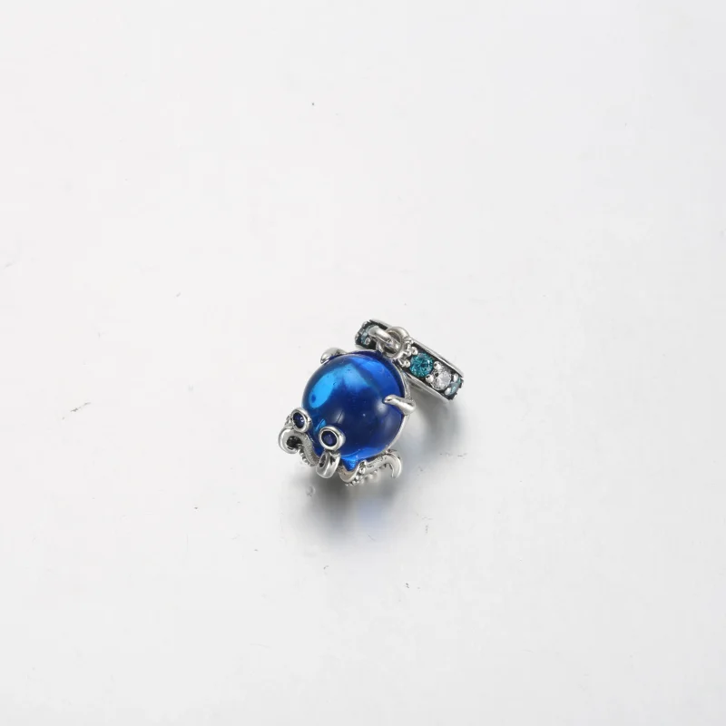 (bilde for) Pandora Muranoglass Søt Blekksprut Hengende Charm - 791694C01 - Vis 4