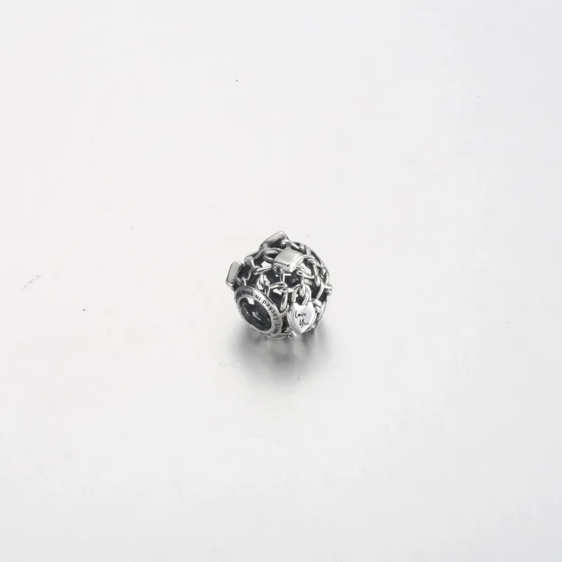 (bilde for) Pandora Openwork Kjedeledd Hengelås Charm - 790071C00 - Vis 3