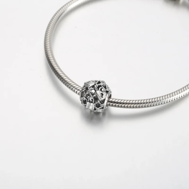 (bilde for) Pandora Openwork Kjedeledd Hengelås Charm - 790071C00 - Vis 5