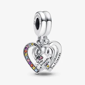 (bilde for) Pandora Puslespill Hjerter Delbart Vennskap Hengende Charm - 792239C01