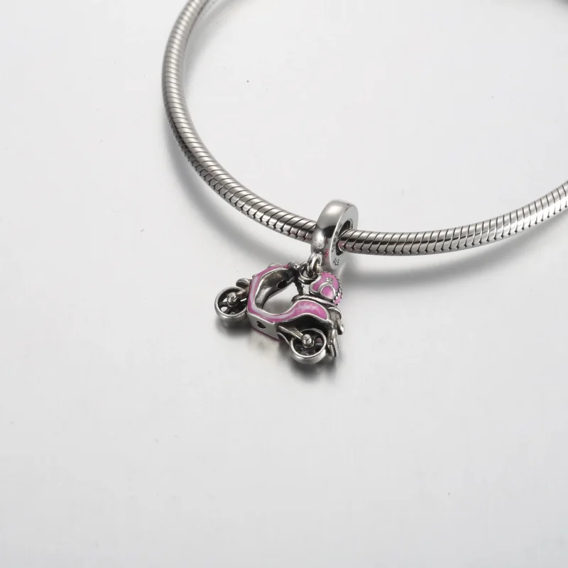 (bilde for) Pandora Rosa Scooter Hengende Charm - 791057C01 - Vis 5