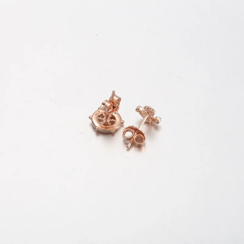 (bilde for) PANDORA Rose gull Glitrende ror og anker øredobber - PD-3739 - Vis 3
