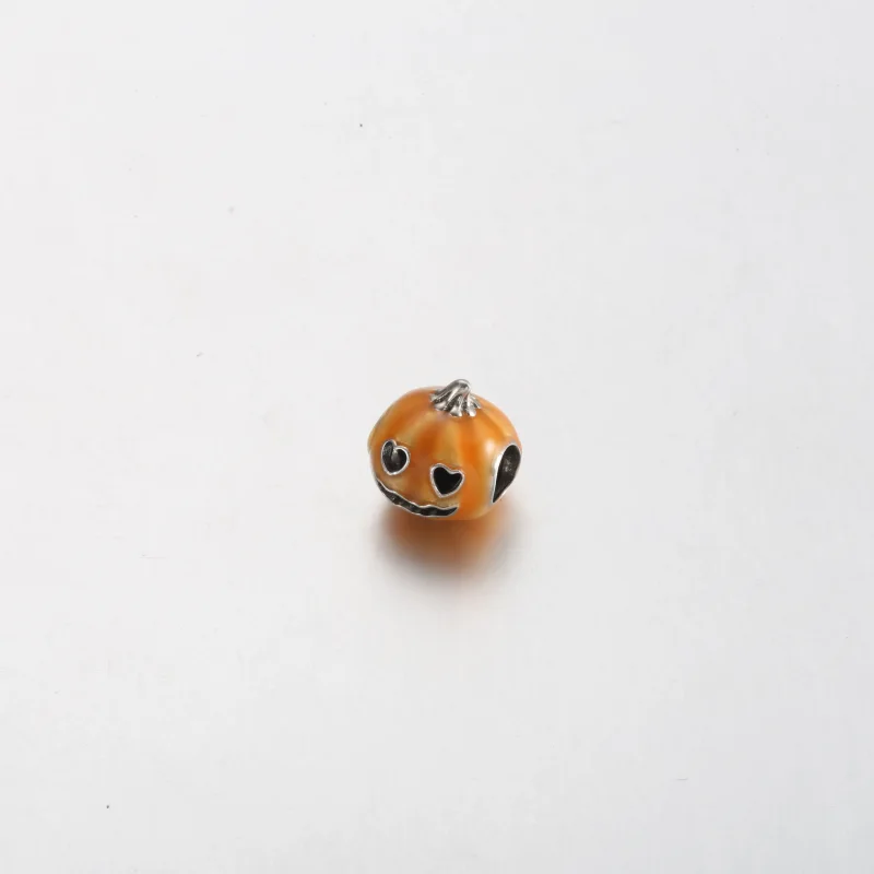 (bilde for) Pandora Selvlysende Skummelt Gresskar Charm - 792291C01 - Vis 2