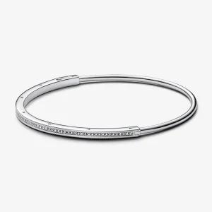 Pandora Signature I-D Pavé Bangle - 592313C01 (bilde for) Pandora Signature I-D Pavé Bangle - 592313C01