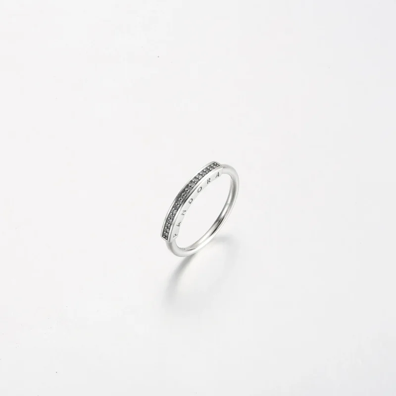 (bilde for) Pandora Signature I-D Ring - 192283C01 - Vis 2
