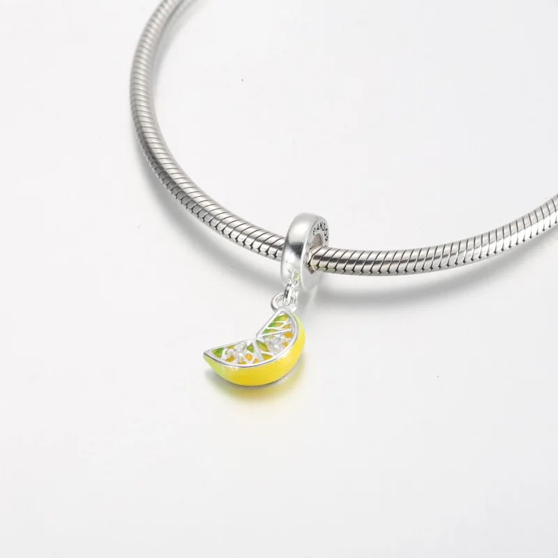 (bilde for) Pandora Sitronskive Funklende Frukt Hengende Charm - 791696C01 - Vis 4