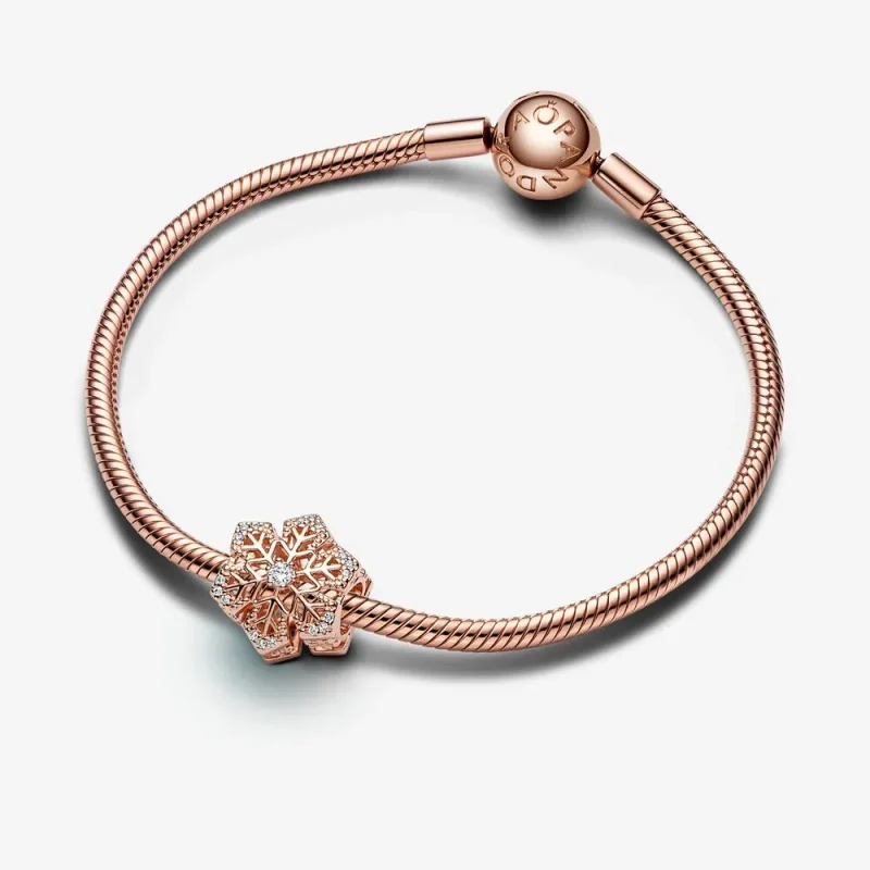 (bilde for) Pandora Snøfnugg Charm - 782378C01 - Vis 8