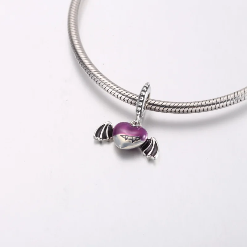 (bilde for) Pandora Vampyr Hjerte med vinger Hengende Charm - 792290C01 - Vis 4