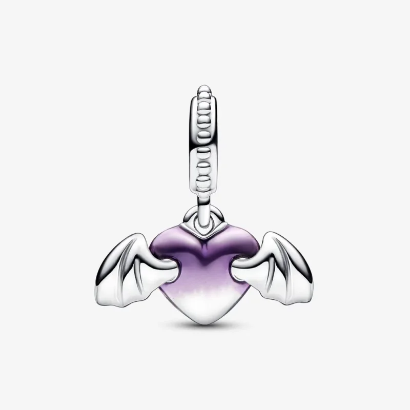 (bilde for) Pandora Vampyr Hjerte med vinger Hengende Charm - 792290C01 - Vis 5