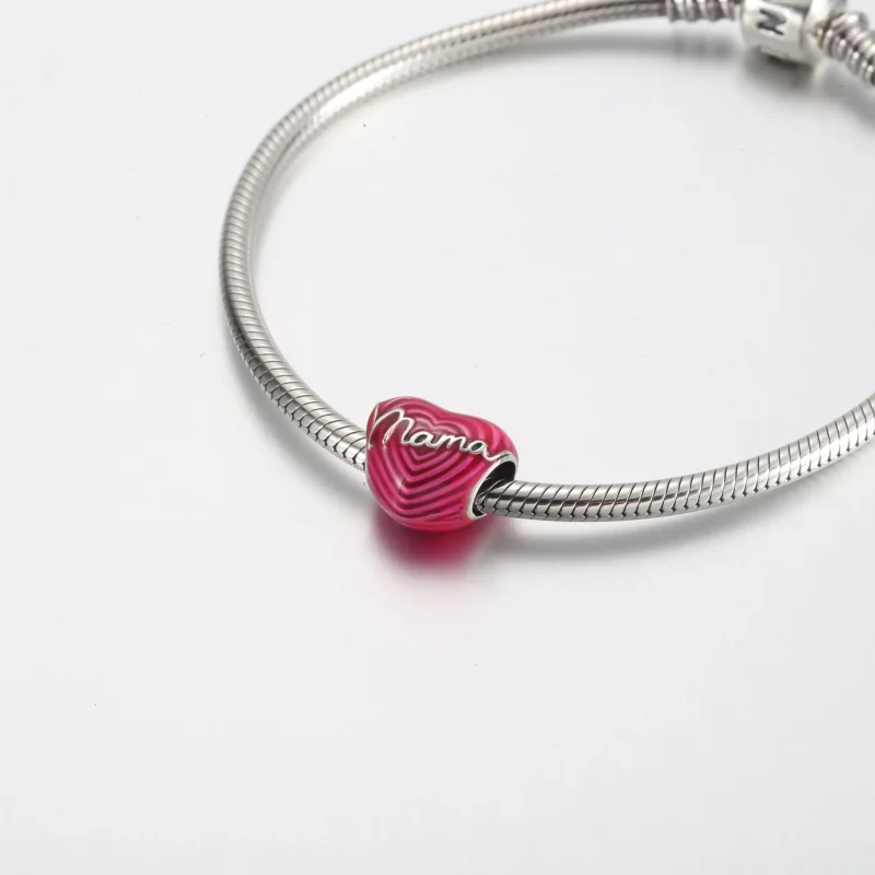 (bilde for) Pandora Varm Morskjærlighet Hjerte Charm - 791505C01 - Vis 5