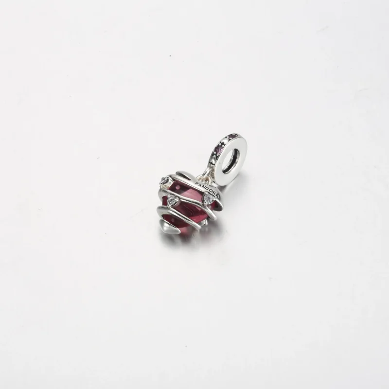 (bilde for) Pandora Vis Din Kjærlighet Hjerte Spiral Hengende Charm - 791131C01 - Vis 3