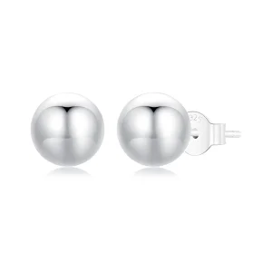 (bilde for) PANDORA-stil små ballformede øredobber - SCE1725-S