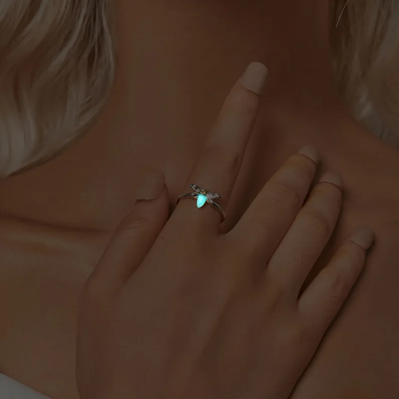 (bilde for) PANDORA Style Bee Luminous Ring - BSR521-E - Vis 7