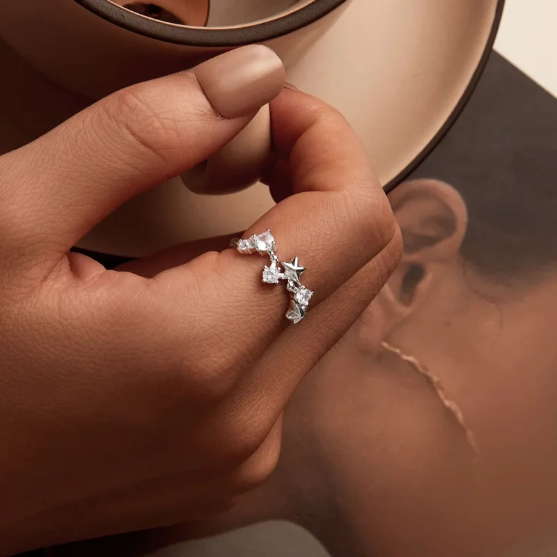 (bilde for) PANDORA Style Big Dipper Ring - SCR1005 - Vis 7