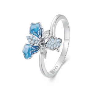 (bilde for) PANDORA Style blå irisring - BSR509-E