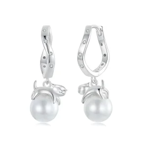 (bilde for) PANDORA Style Cat Shell øredobber - SCE1692