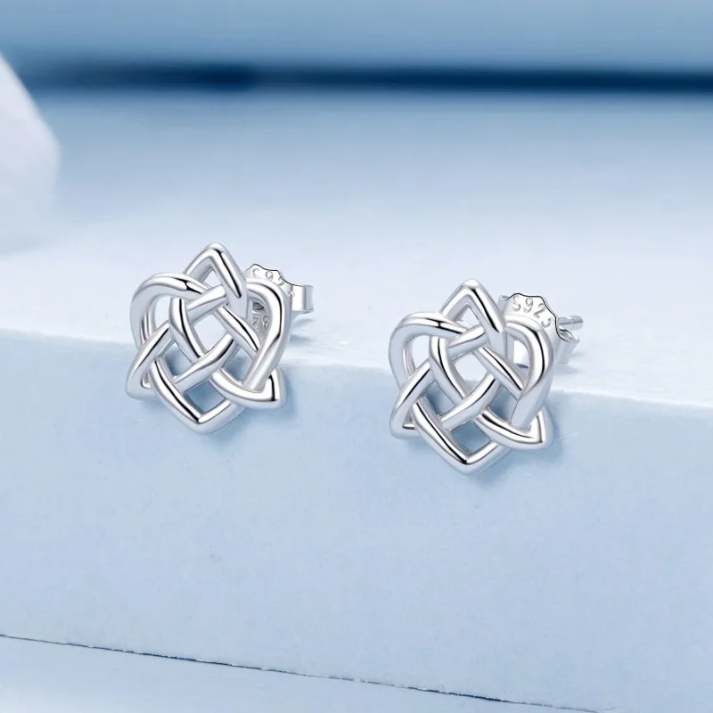 (bilde for) PANDORA Style Celtic Knot øredobber - BSE958 - Vis 2