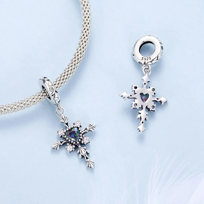 (bilde for) PANDORA Style Cross Charm - BSC970 - Vis 4