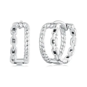 (bilde for) PANDORA Style dobbeltlags ørespenne sjarm - SCE1702