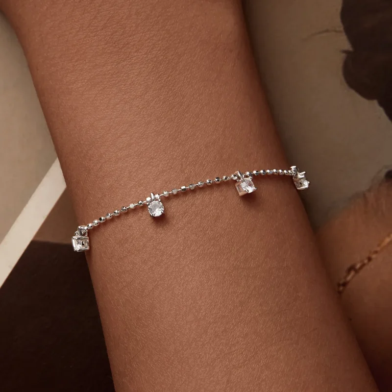 (bilde for) PANDORA Style Fine Glitrende Zircon Armbånd - BSB156 - Vis 6