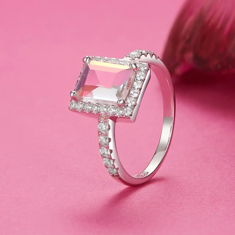(bilde for) PANDORA Style Girls Large Center Stone Ring - SCR999 - Vis 2