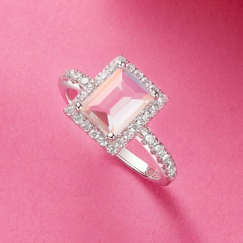 (bilde for) PANDORA Style Girls Large Center Stone Ring - SCR999 - Vis 3
