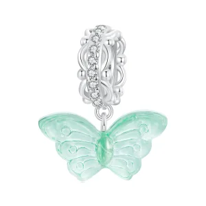 (bilde for) PANDORA Style Green Butterfly Charm - SCC2712