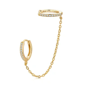 PANDORA Style Gullbelagte Øremansjetter - SCE1679-B (bilde for) PANDORA Style Gullbelagte Øremansjetter - SCE1679-B