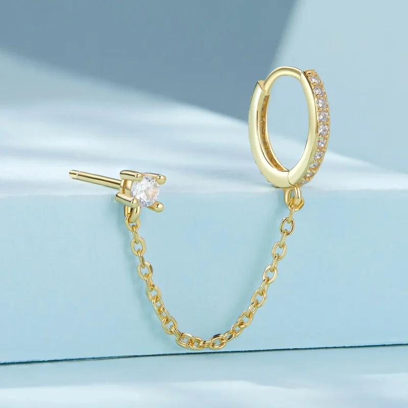 (bilde for) PANDORA Style gullbelagte utsøkte øredobber - SCE1678-B - Vis 2