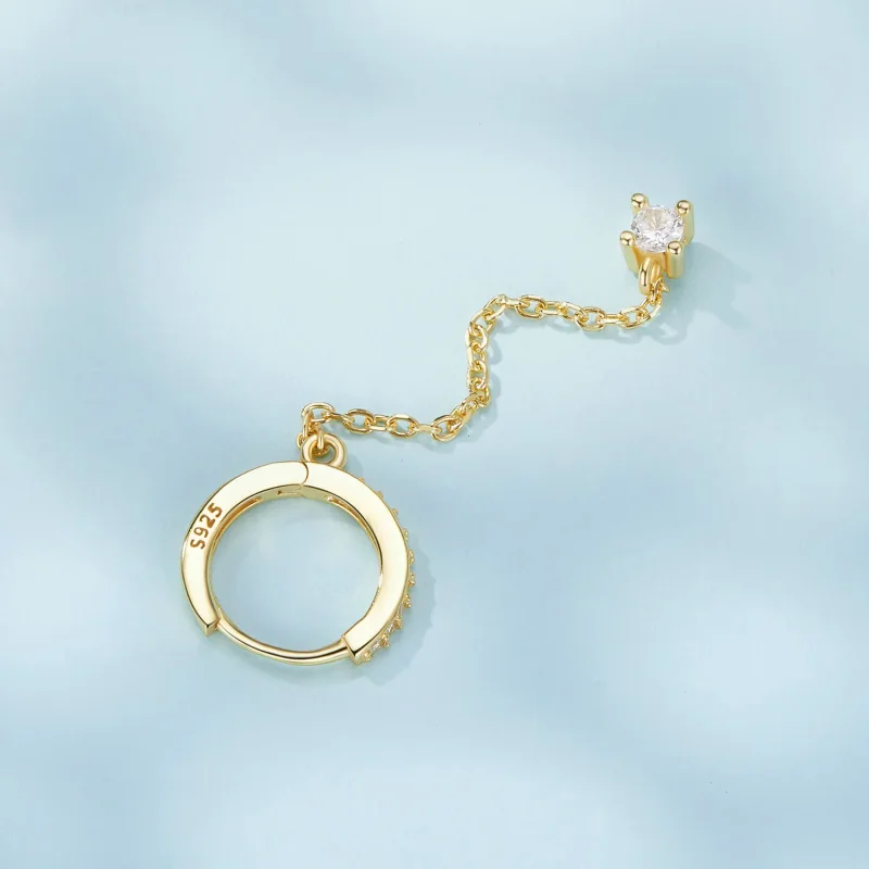 (bilde for) PANDORA Style gullbelagte utsøkte øredobber - SCE1678-B - Vis 4
