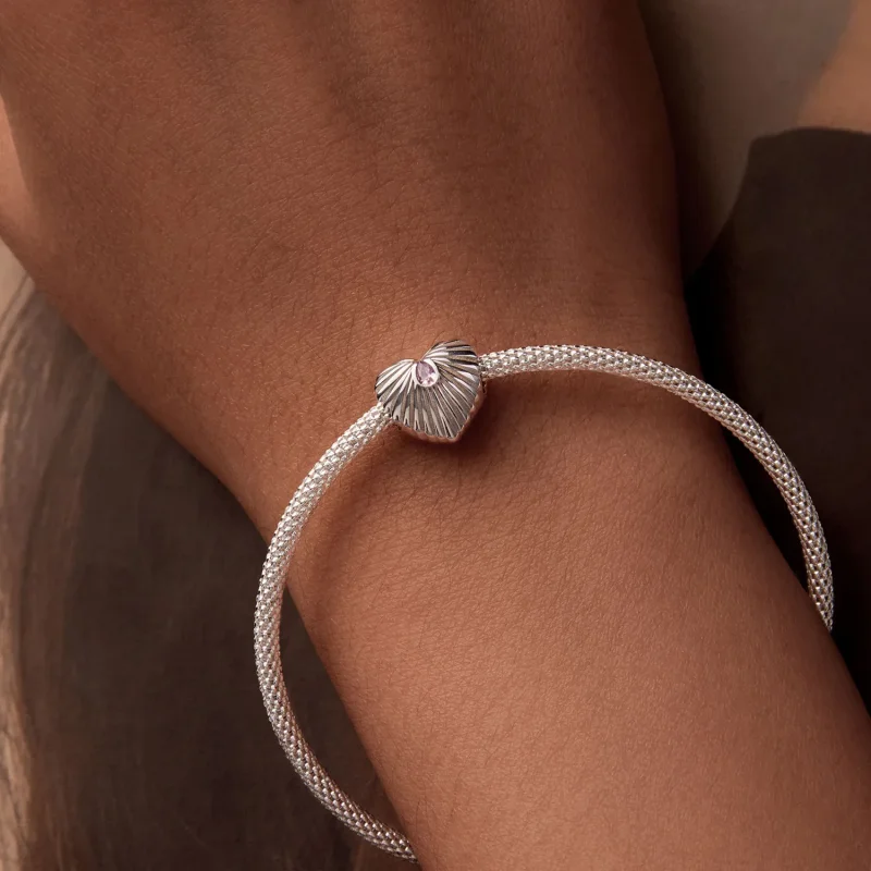 (bilde for) PANDORA Style Heart Charm - SCC2693 - Vis 6