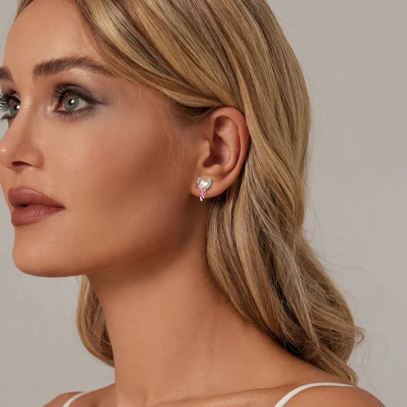 (bilde for) PANDORA Style Kjærlighetssløyfe øredobber - SCE1696 - Vis 6