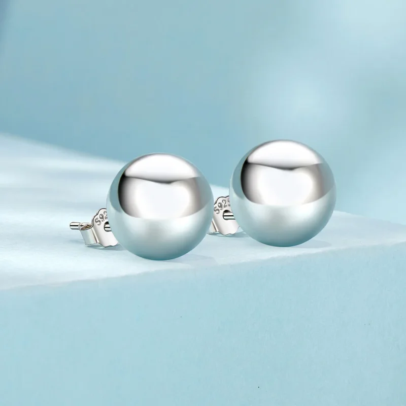 (bilde for) PANDORA Style Large Ball Øredobber - SCE1725-L - Vis 2