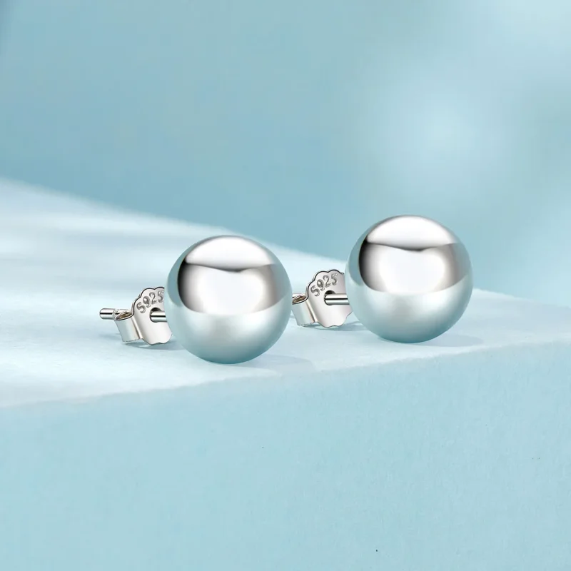 (bilde for) PANDORA Style Medium Ball Stud øredobber - SCE1725-M - Vis 2