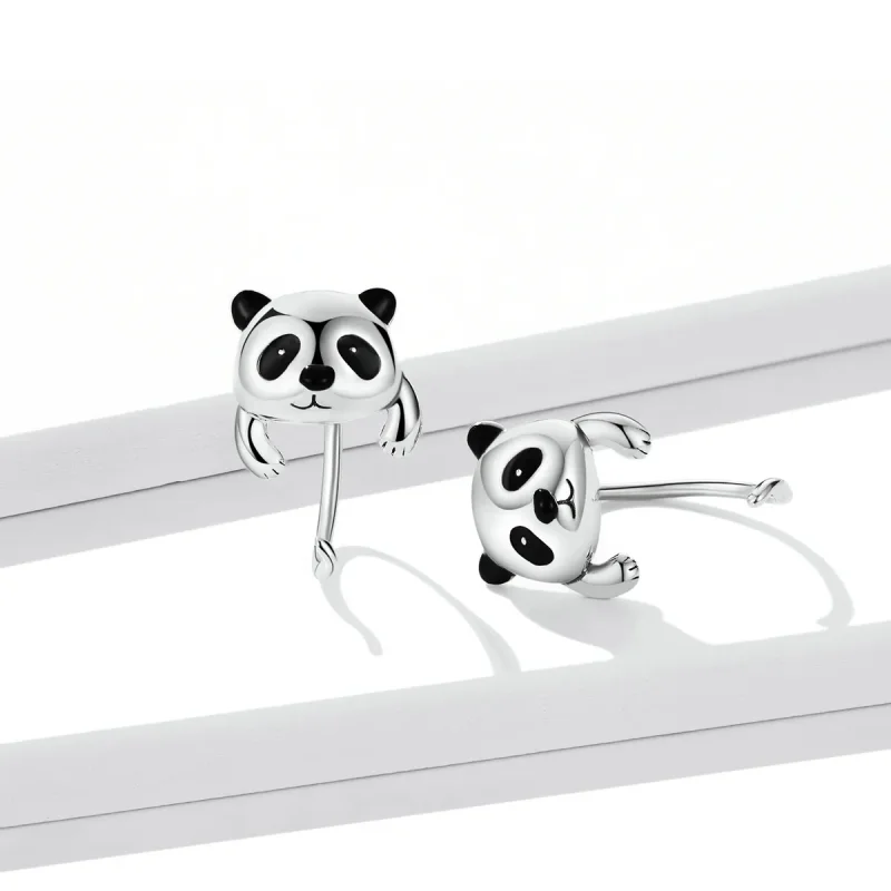 (bilde for) PANDORA Style Mini Panda øredobber - BSE568 - Vis 4