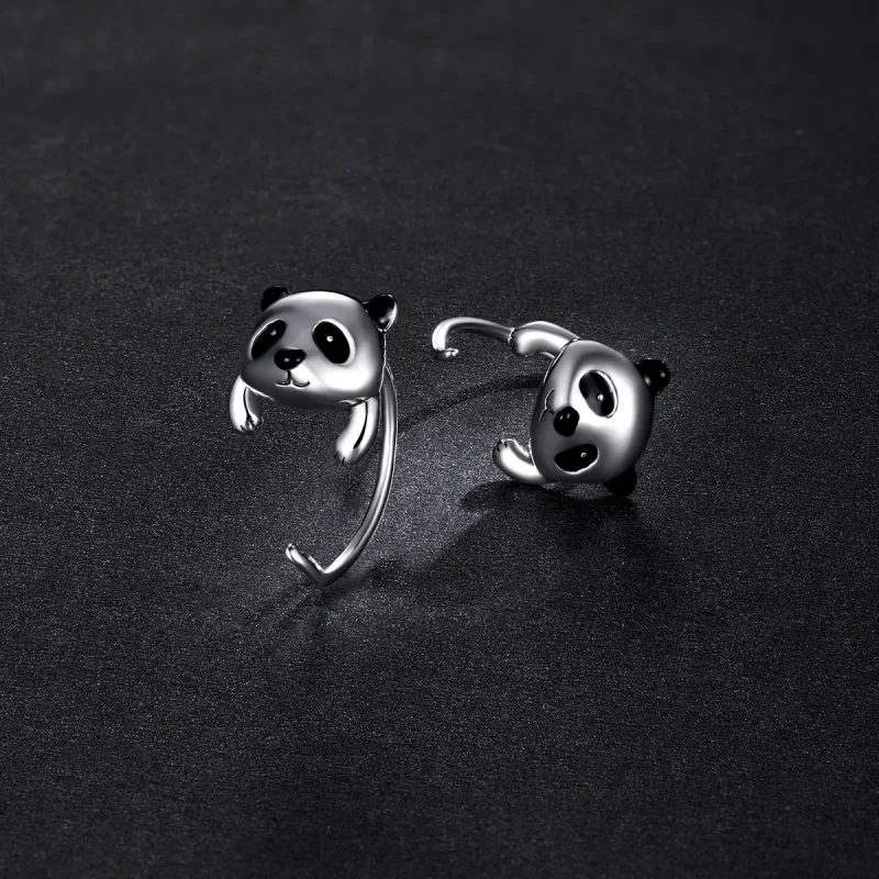 (bilde for) PANDORA Style Mini Panda øredobber - BSE568 - Vis 5