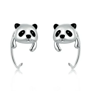 (bilde for) PANDORA Style Mini Panda øredobber - BSE568