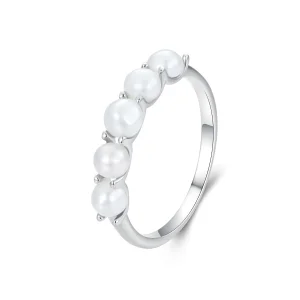 (bilde for) PANDORA Style Natural Pearl Ring - BSR510