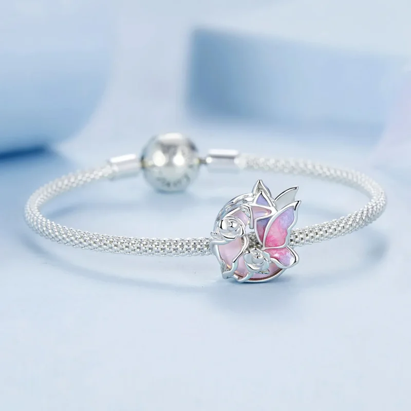 (bilde for) PANDORA Style Neon Moonlight Butterfly Charm - BSC968 - Vis 5