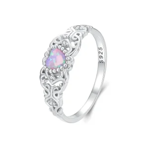 (bilde for) PANDORA Style Rosa Opal Ring - BSR512