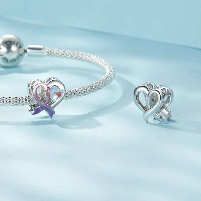 (bilde for) PANDORA Style rosa sløyfe - SCC2685 - Vis 4