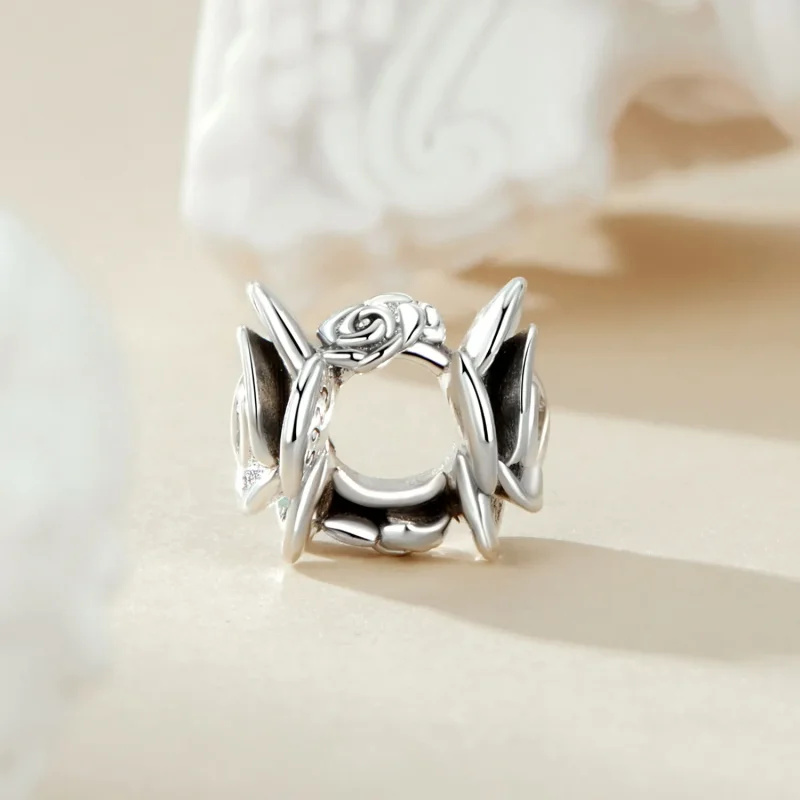 (bilde for) PANDORA Style Rose tredimensjonal sjarm - SCC2705 - Vis 3